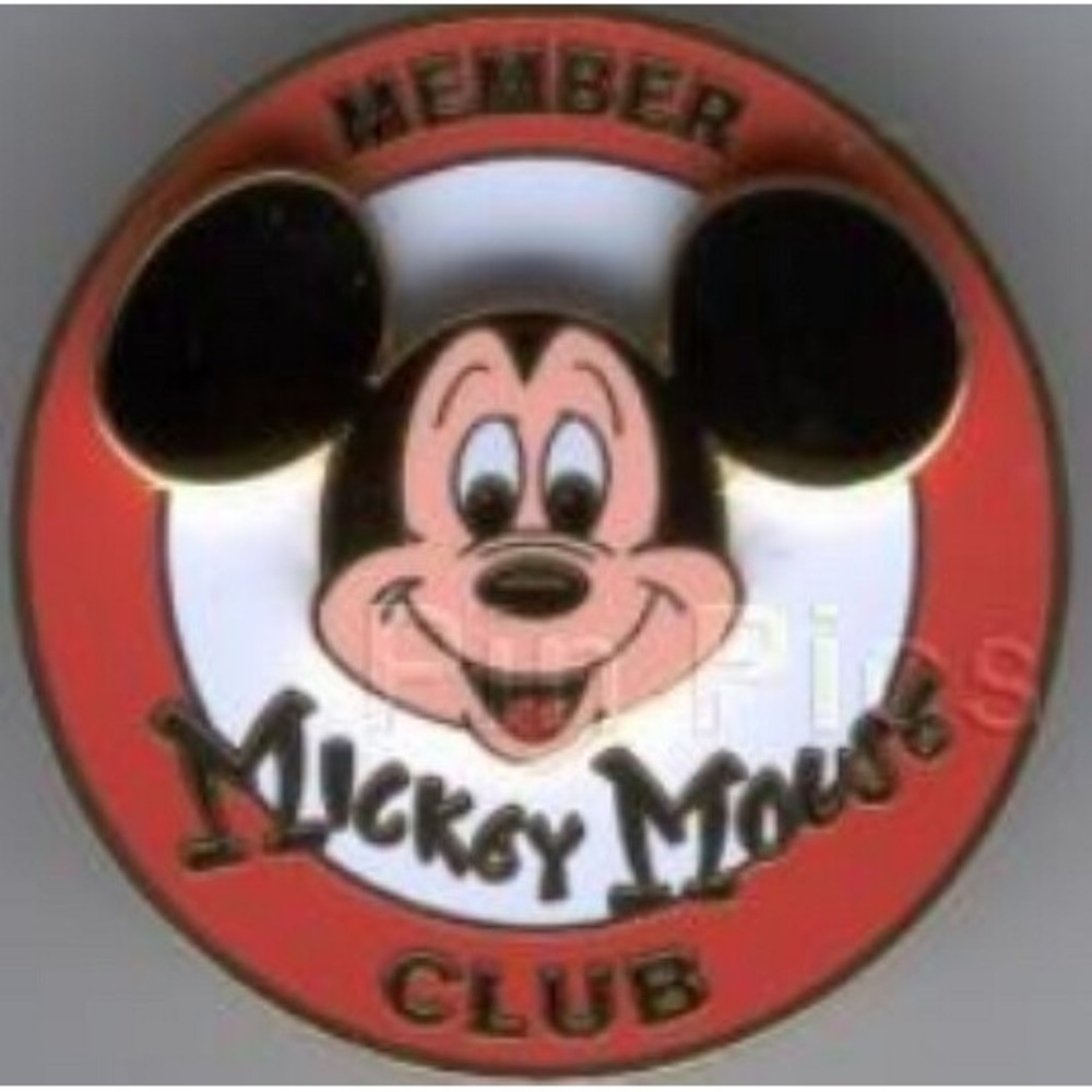 Disney Pin Mickey Mouse Club Member 3D Vintage Older Style Collectible 32334 WDW
